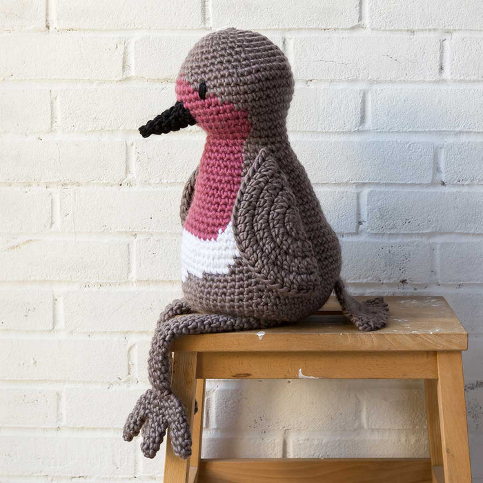 Riley the Giant Robin Crochet Kit - Wool Couture