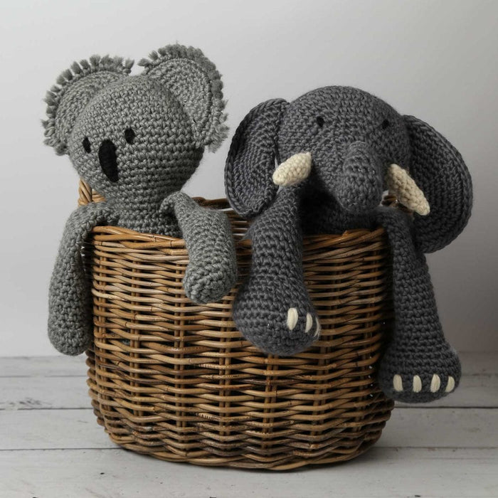 Ruby Elephant Crochet Kit - Wool Couture