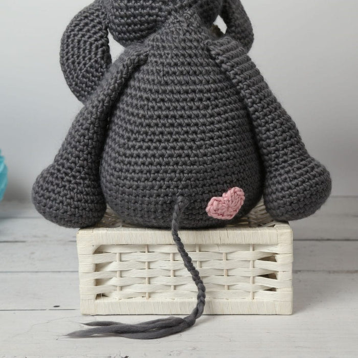 Ruby Elephant Crochet Kit - Wool Couture