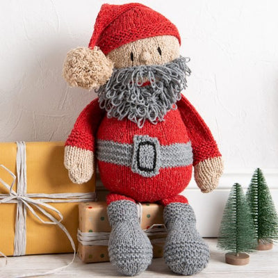 Santa Claus Knitting Kit - Wool Couture