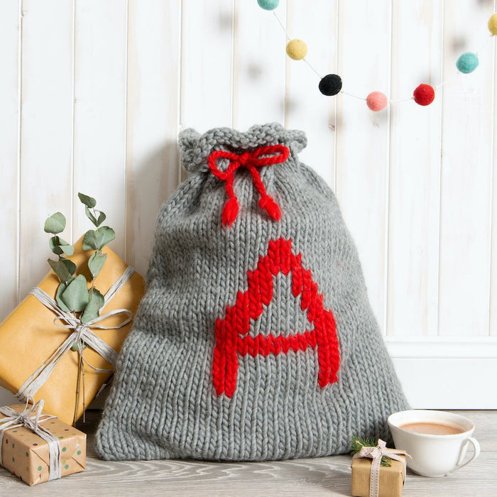 Santa Sack Knitting Kit - Wool Couture