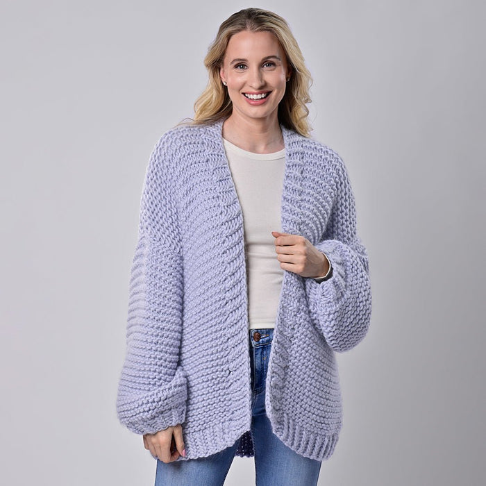 Saunton Cardigan Knitting Kit - Wool Couture