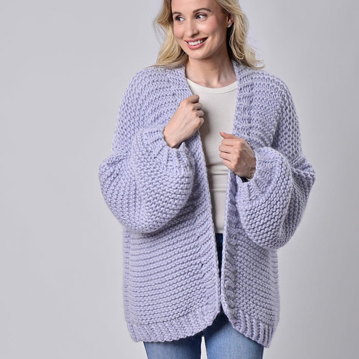 Saunton Cardigan Knitting Kit - Wool Couture