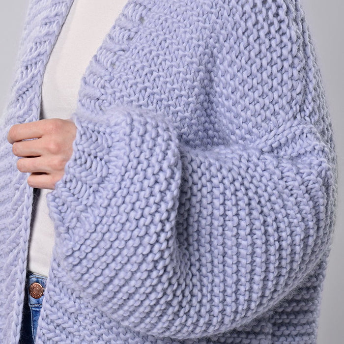 Saunton Cardigan Knitting Kit - Wool Couture