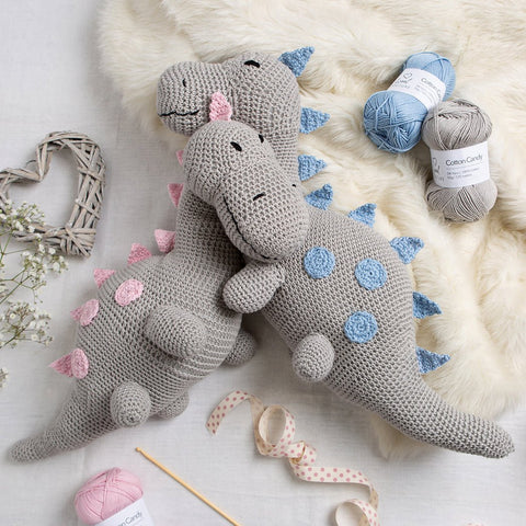 Savvi The Dinosaur Amigurumi Crochet Kit - Wool Couture