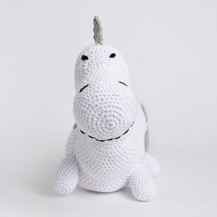 Savvi The Dinosaur Amigurumi Crochet Kit - Monochrome - Wool Couture