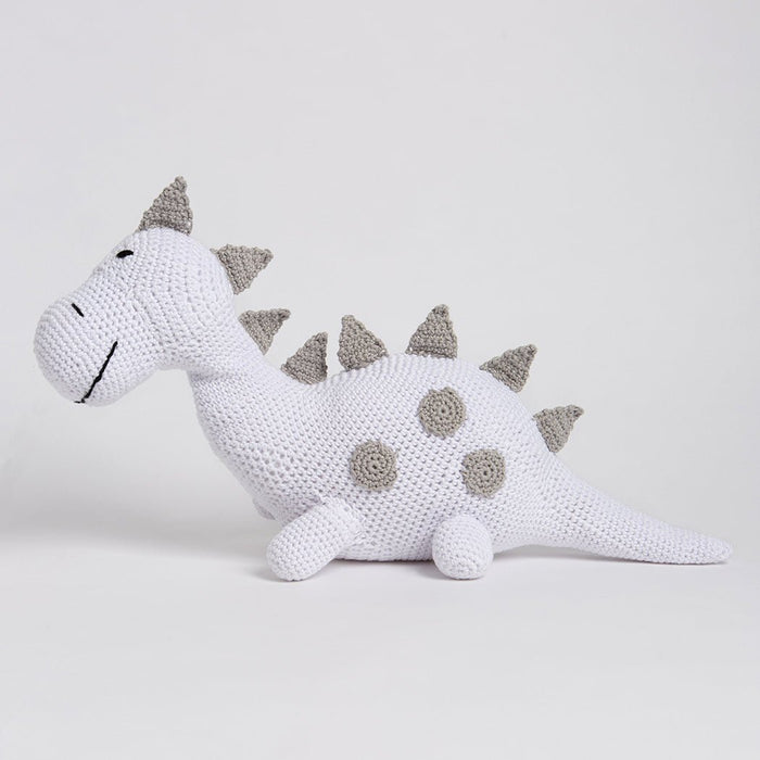 Savvi the Dinosaur Crochet Kit Easy Dino Toy DIY Dinosaur Amigurumi Pattern  by Wool Couture 