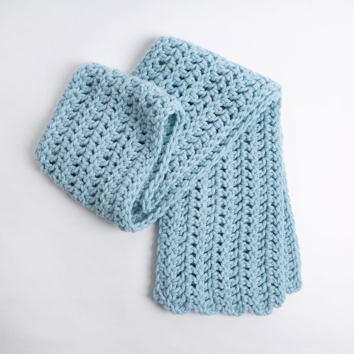 Scarf Crochet Kit - Beginners Basics - Wool Couture