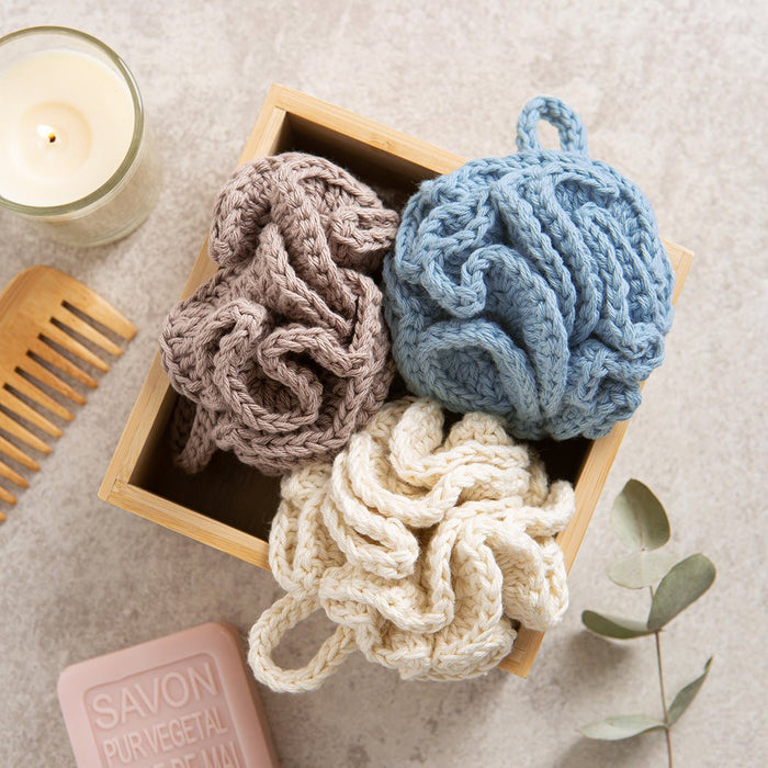 Shower Pouf Crochet Kit - Wool Couture