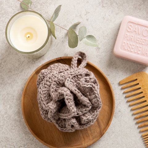 Shower Pouf Crochet Kit - Wool Couture