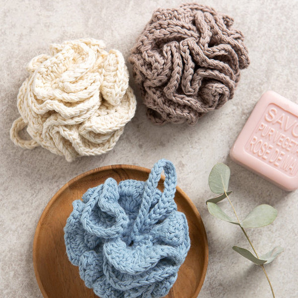 Shower Pouf Crochet Kit - Wool Couture