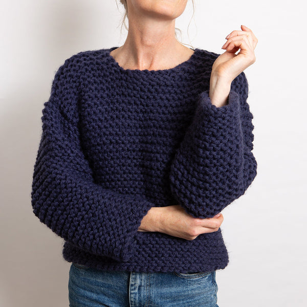 Simple Jumper Knitting Kit - Wool Couture