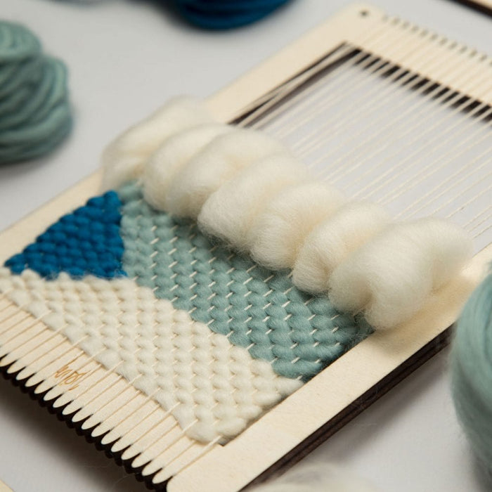 Small Rectangular Weaving Loom Kit - Wool Couture