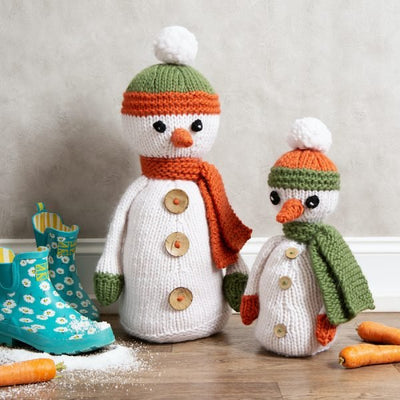Snowmen Knitting Kit - Wool Couture
