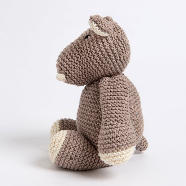 Sophia The Hippo - Cotton Knitting Kit - Wool Couture