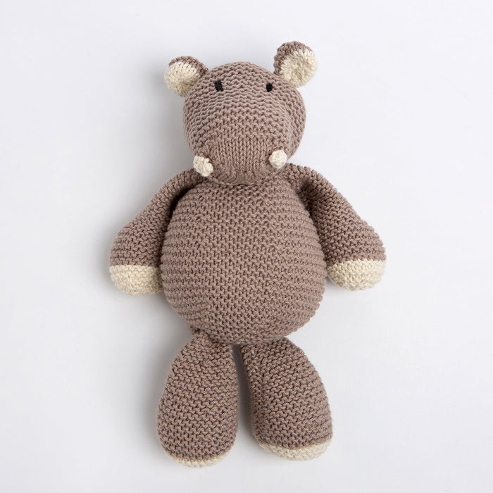 Sophia The Hippo - Cotton Knitting Kit - Wool Couture
