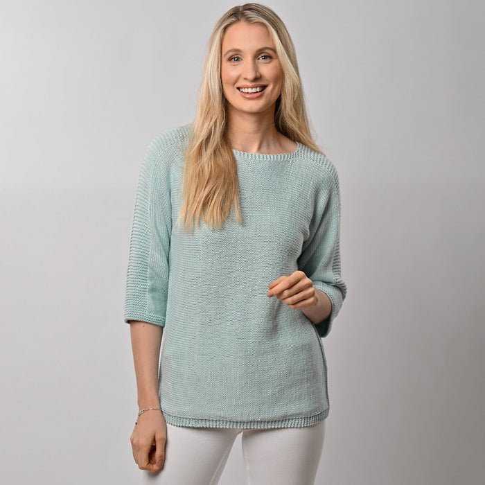 Spring Jumper Knitting Kit - Cotton Collection - Wool Couture