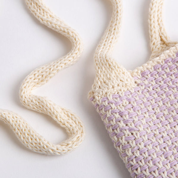 Striped Bottle Bag Knitting Kit - Wool Couture