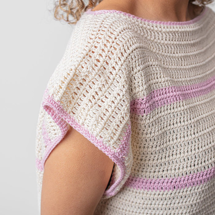 Striped Summer Top Crochet Kit - Wool Couture