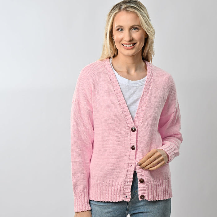 Summer Cardigan Knitting Kit - Cotton Collection - Wool Couture