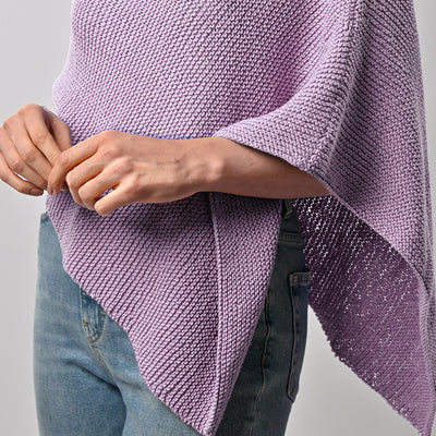 Summer Poncho Knitting Kit - Cotton Collection - Wool Couture