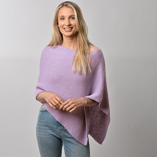 Summer Poncho Knitting Kit - Cotton Collection - Wool Couture