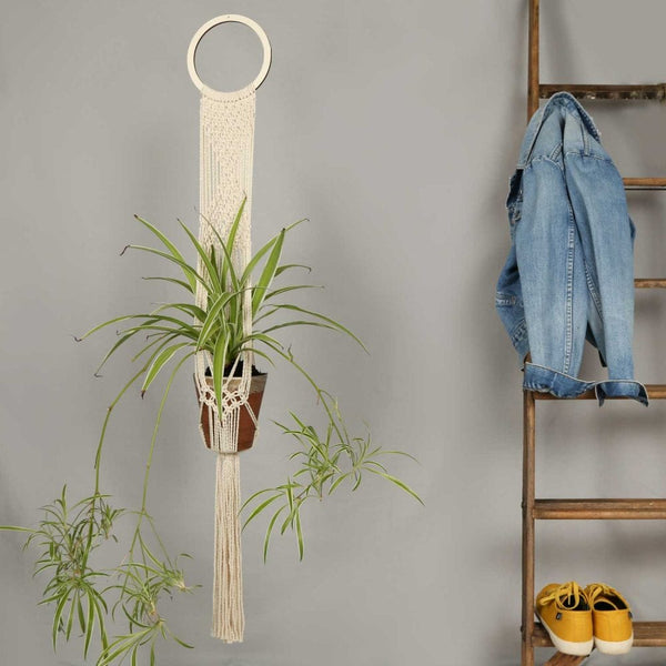 Summertime Plant Hanger - Macrame Kit - Wool Couture