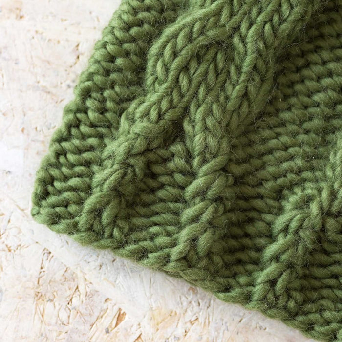Ted Cable Hat Knitting Kit - Wool Couture