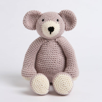 Teddy Bear Crochet Kit + Crochet Pocket Book - Gold Level - Wool Couture