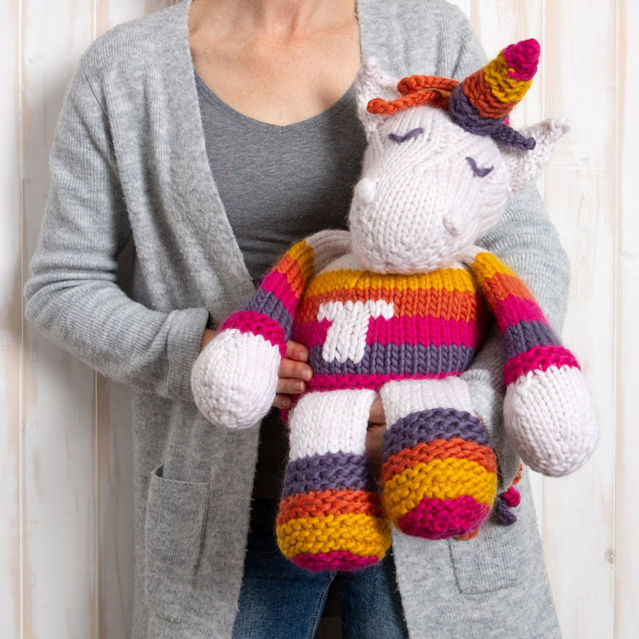 Theo the Unicorn Knitting Kit - Wool Couture