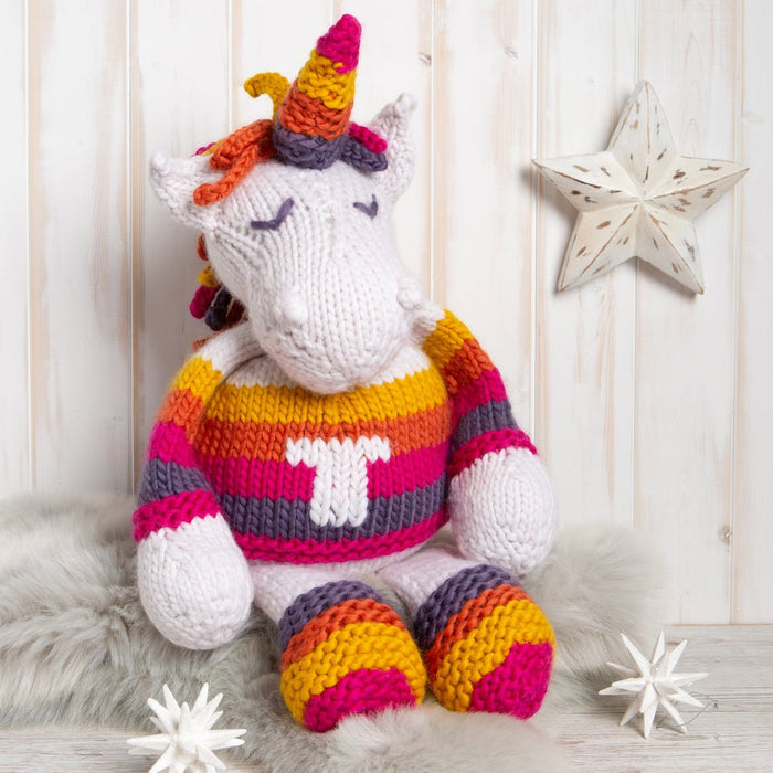 Theo the Unicorn Knitting Kit - Wool Couture