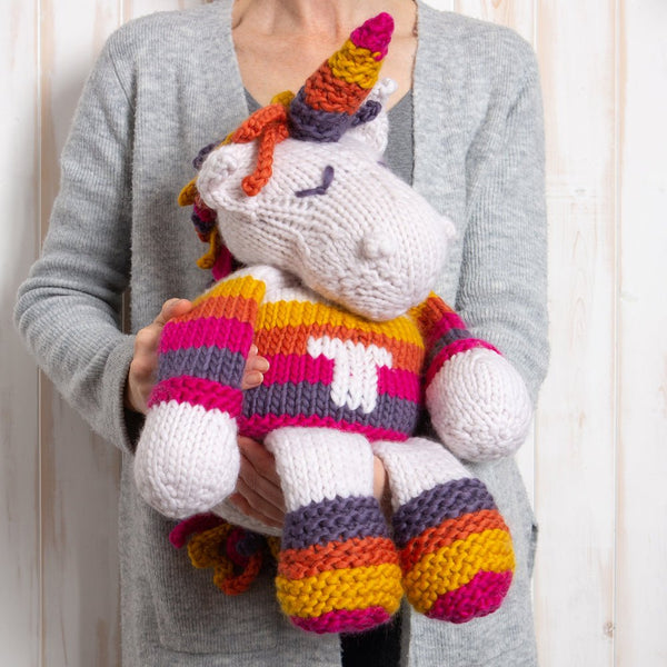 Theo the Unicorn Knitting Kit - Wool Couture