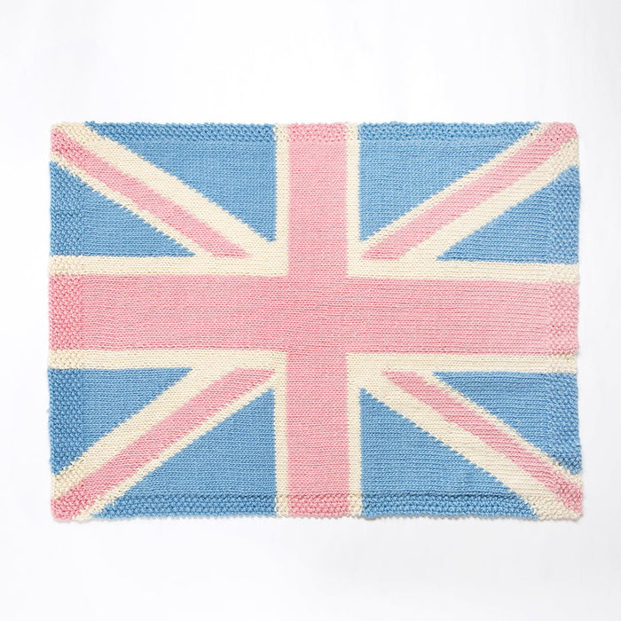 Union Jack Blanket Pastel - Knitting Kit - Wool Couture