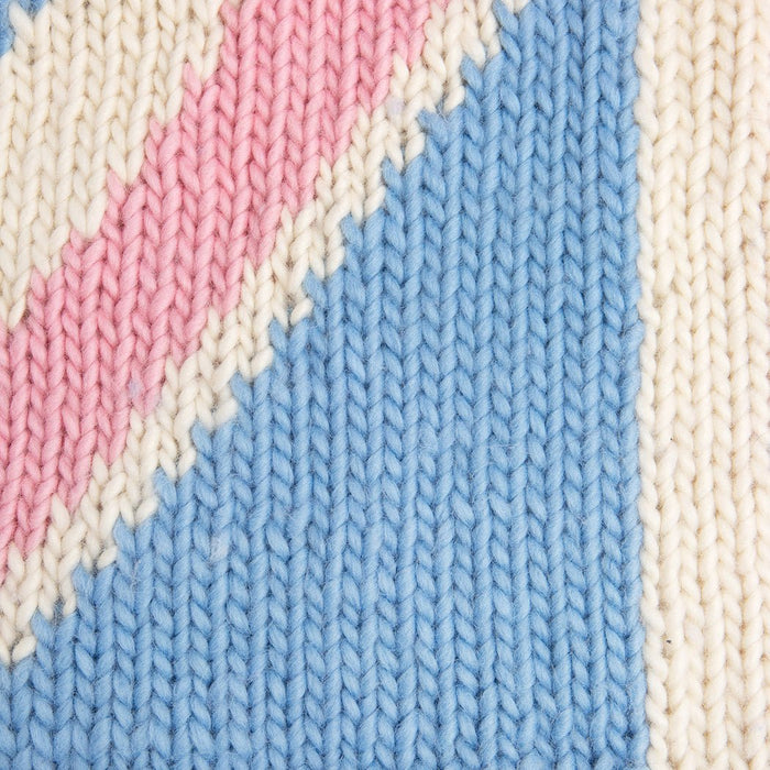 Union Jack Blanket Pastel - Knitting Kit - Wool Couture