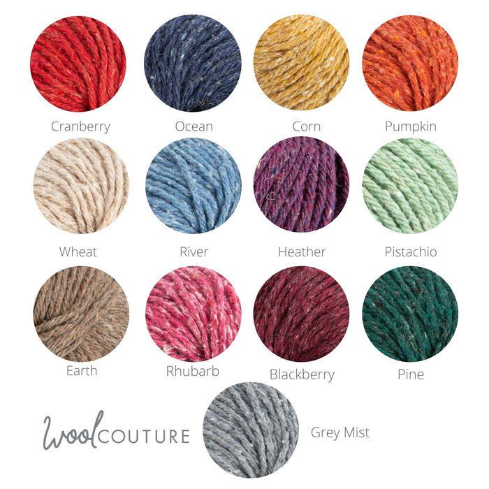 Utterly Aran Yarn - Sample Card - Wool Couture