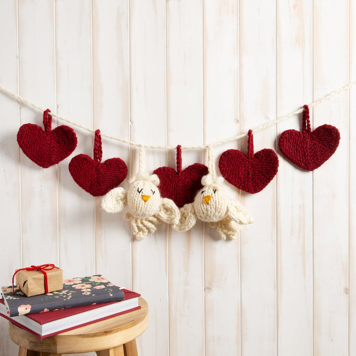 Valentine's Garland Knitting Kit - Wool Couture