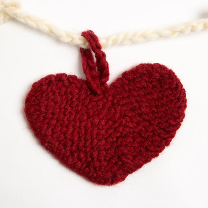 Valentine's Garland Knitting Kit - Wool Couture