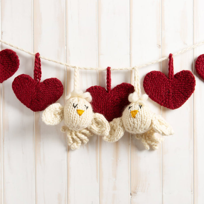 Valentine's Garland Knitting Kit - Wool Couture