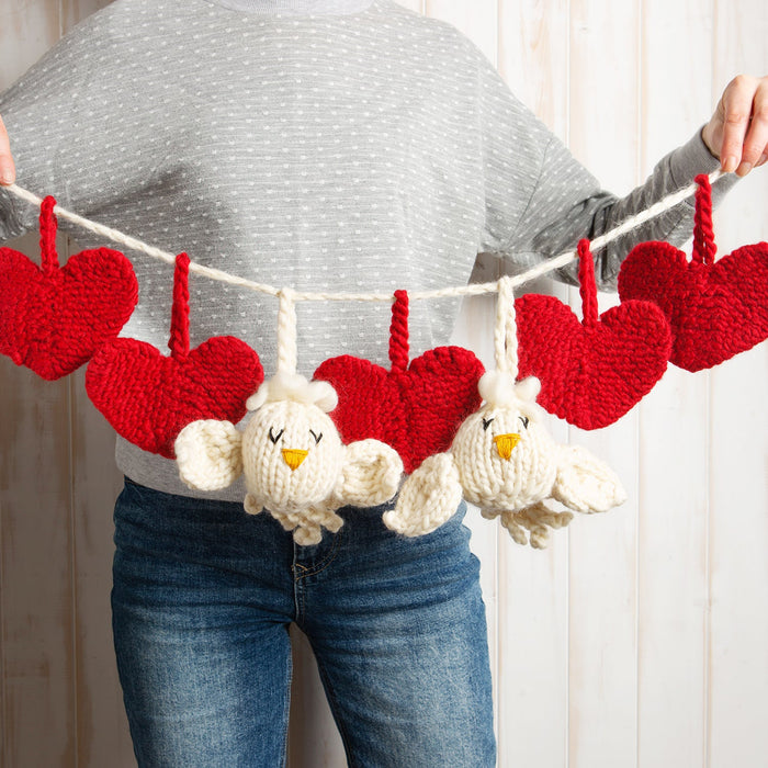 Valentine's Garland Knitting Kit - Wool Couture