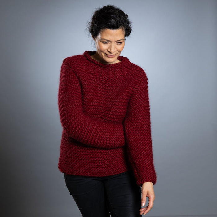 Weekend Jumper Knitting PDF Pattern - Wool Couture