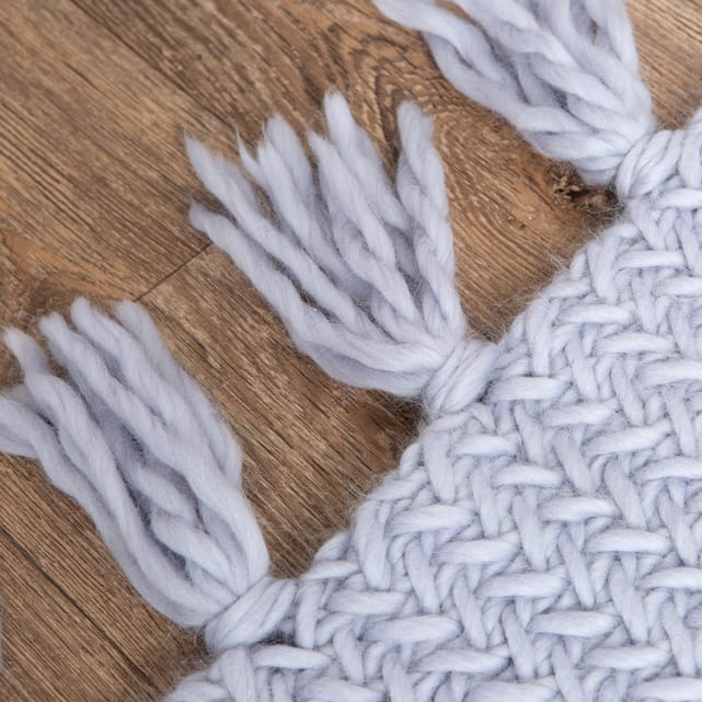 Weekender Blanket Knitting Kit, Chunky Merino Yarn - Wool Couture