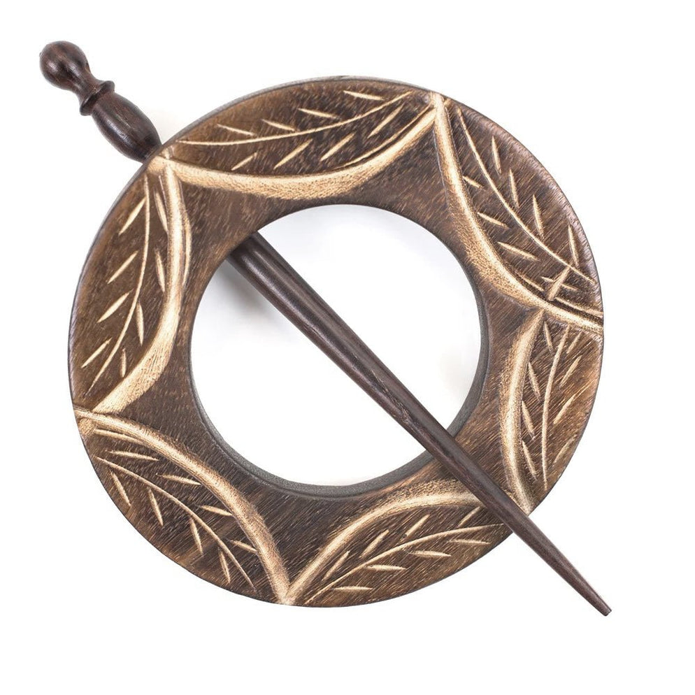 Shaco Pin Wooden Shawl Pins | Wool Couture