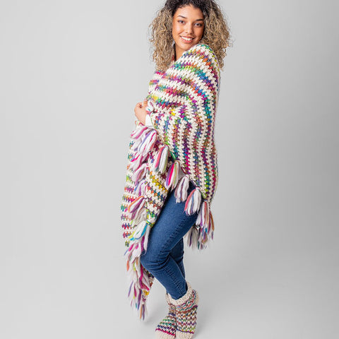 Wrap Crochet Kit - Ellie - Wool Couture