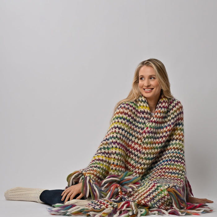 Wrap Knitting Kit - Ellie - Wool Couture