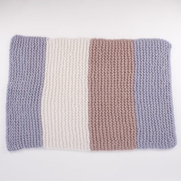 Zoe Baby Blanket Knitting Kit - Wool Couture